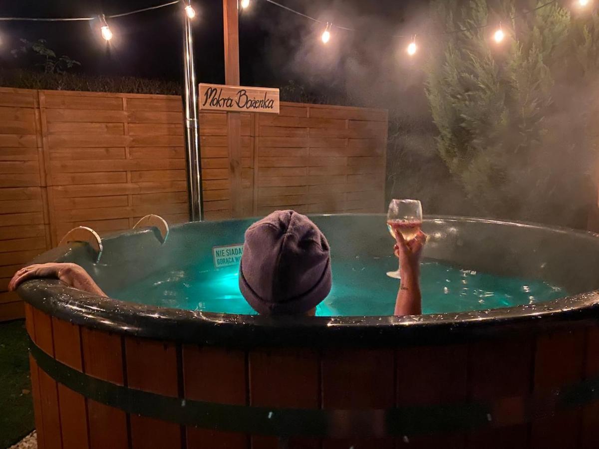 Rajska Cisza - Caloroczny Prywatny Domek W Lesie Nad Jeziorem - Sauna I Balia كرونغ المظهر الخارجي الصورة