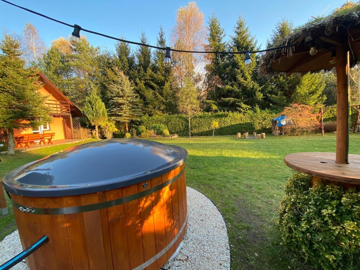 Rajska Cisza - Caloroczny Prywatny Domek W Lesie Nad Jeziorem - Sauna I Balia كرونغ المظهر الخارجي الصورة