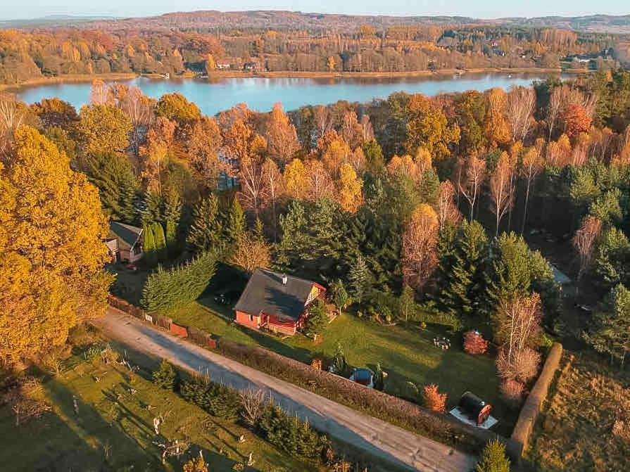 Rajska Cisza - Caloroczny Prywatny Domek W Lesie Nad Jeziorem - Sauna I Balia كرونغ المظهر الخارجي الصورة
