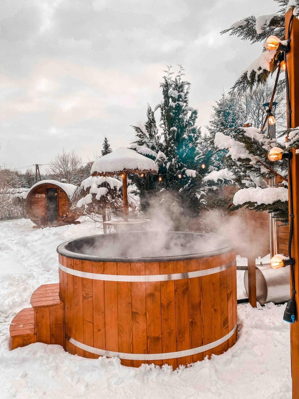 Rajska Cisza - Caloroczny Prywatny Domek W Lesie Nad Jeziorem - Sauna I Balia كرونغ المظهر الخارجي الصورة